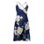 USA SIZE Sling V-neck long dress printed chiffon backless beach skirt Q119-CJNSSYLY00419