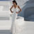 Deep V Sexy Lace Backless Dress Sleeveless White Trailing Dress Q119-CJNSSYLY01618