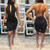 European and American sequin dress sexy hanging neck skirt nightclub dress Q119-CJNSSYLY00877