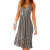 Color: Gray, Size: S - Sleeveless Floral Print Loose Summer Dress Fashion Casual Women Dress Q119-CJNSSYLY02066-Gray-S