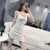 One-shoulder collar strapless back dress Q119-CJNSSYLY02043