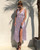 Color: Light Purple, Size: USA XXL - USA SIZE Sexy Deep V-neck Halter Beach Dress Solid Color Banda Q119-CJNSSYLY00459-Light Purple-USA XXL