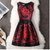 Autumn Winter Elegant Sexy Casual Floral Dress Vintage Sleveeless Party Dresses Q119-CJNSSYLY00879