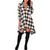 Long sleeve plaid irregular foreign trade dress fashion loose women's clothing Q119-CJNSSYLY02020