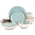 Gibson Elite Contempo Classic 16 Piece Round Terracotta Dinnerware Set in Mint D970-124381.16
