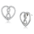 TS549 - Rhodium 925 Sterling Silver Earrings with AAA Grade CZ  in Clear A874-TS549