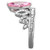 TK1771 - High polished (no plating) Stainless Steel Ring with AAA Grade CZ  in Rose A874-TK1771