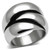 TK633 - High polished (no plating) Stainless Steel Ring with No Stone A874-TK633
