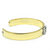 LO2587 - Gold+Rhodium White Metal Bangle with Top Grade Crystal  in Clear A874-LO2587