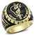 LO2650 - Gold Brass Ring with Epoxy  in No Stone A874-LO2650