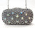 LO2364 - Imitation Rhodium White Metal Clutch with Top Grade Crystal  in White A874-LO2364