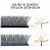 Color: BLACK & RED, Curl: C, Thickness: 0.07mm, Length: 11mm - NATUHANA 3D 4D WW  Shaped Eyelash ex F640-12000036215890864
