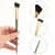 Handle Color: Green - New Half Fan-shaped Nose Shadow Brush Soft Angled Flat Head Noses Contour Smu F640-12000031071251070