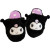 Color: WHITE, Shoe Size: 39 - Kuromi My Melody Sanrio Cartoon Plush Slippers Floor Slippers Warm Wi F640-12000028027933002