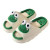 Color: Orange, Shoe Size: 3 - Unisex Soft Linen Slippers with Anti-Slip Sole for Couples Cute Frog  F640-12000039243129640