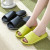 Color: green, Shoe Size: 39 - Women Summer EVA Slipper Solid Color couple Beach slippers 2024 Solid F640-12000037253807170
