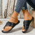 Color: Dark Grey, Shoe Size: 39 - Women Slippers Outdoor Casual Beach Women Shoes Summer New Flats  F640-12000038511758946
