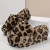 Color: Beige, Shoe Size: 36, Ships From: CHINA - Leopard Fur Women High Heel Slippers Wedges Home C F640-12000041673975605