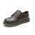 Color: Brown, Shoe Size: 40 - 2024 New Women Oxfords Women's Shoes Ladies Leather Female Round Toe  F640-12000037992910486
