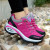 Shoe Size: 36, Color: Black - Ladies Sneakers Comfortable Breathable Platform Shoes Fashion Lace Up F640-12000037162834653