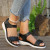Color: black, Shoe Size: 39 - 2024 New Summer Sandals Travel Women Shoes New Sandal Sole Durable Sa F640-12000040423467750