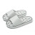 Color: GRAY, Shoe Size: 40 - Bathroom House Slippers Leaking Quick-Drying Shower Slipper Light Weig F640-12000038180228944