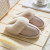 Color: Beige, Shoe Size: 42 - Women's Faux Fur Slippers 2024 New Warm Thicked Plush Bedroom Sandals F640-12000035047083398