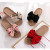 Color: Beige, Shoe Size: 37 - Mntrerm 2024 New Casual Sneakers For Home Slippers Summer Bow-knot So F640-66783956750
