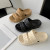 Color: black, Shoe Size: 38 - Ladies Summer EVA Slippers Solid Color Flat Beach Sandals Fashion Hom F640-12000039565570116
