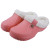 Color: Burgandy, Shoe Size: 35-36 - Crestar Women and Men Fur Lined Clogs Memory Foam Warm Fuzzy Sl F640-12000043868662959