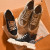 Color: Brown, Shoe Size: 5 - BeauToday Casual Sneakers Women Suede Leather Round Toe Lace-Free High F640-12000018004933650