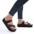 Color: Orange, Shoe Size: 35 - Crestar Women Platform Sandals Fashion EVA Insole Clogs with Arch Su F640-12000038126845950