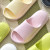 Color: Beige, Shoe Size: 41 - Women Summer EVA Slipper Solid Color couple Beach slippers 2024 Solid F640-12000037253807166