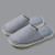 Color: Peacock Green, Shoe Size: 15 - Linen Slippers Indoor Home Breathable Women Men Slides Linen  F640-12000035595400345