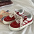 Color: Red, Shoe Size: 40 - Spring Autumn Women Casual Canvas Breathable Platform Vulcanized Shoes  F640-12000038226397984