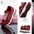 Color: Pink, Shoe Size: 37 - CHCH Women's Casual Shoes 2024 New Wine Red Retro Cow Leather Splicing F640-12000042929432659