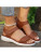 Color: Brown, Shoe Size: 42 - 2024 New Summer Sandals Travel Women Shoes New Sandal Sole Durable Sa F640-12000040423467737