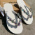 Color: WHITE, Shoe Size: 37 - Outdoor Leisure Flip Flops Women 2024 Summer Fashion Lady Beach Shoes F640-12000038019858894