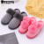 Color: GRAY, Shoe Size: 3.5 - WTEMPO Fluffy House Shoes Women Winter Warm Slippers Cute Rabbit Ears F640-12000035419622345
