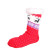 Color: wine red, Shoe Size: 41 - Glglgege twist stripes Winter Women Socks Women Non-slip Adult Flo F640-12000020985836644