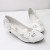 Color: WHITE, Shoe Size: 39, Ships From: CHINA - Xingchenmao?‘Low heel large size bridal shoes Whit F640-12000026942518114