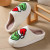 Color: Red, Shoe Size: 38-39 - For Grinch Plush Slippers Flat Thermal Slippers Comfortable Fluffy H F640-12000043066635799