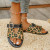 Color: multi, Shoe Size: 43 - Sandals Women Slippers 2024 Summer British Style Flat Slippers Slides F640-12000038625146167