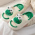 Color: light green, Shoe Size: 36-37 - 2024 Cute Cartoon Frog Linen Slippers Universal Indoor Home  F640-12000041234805261