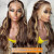 Stretched Length: 28inches, Hair Color: #16, Density: 180%, Ships From: CHINA - Highlight Wig Human F640-12000044839828924