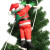 Color: Fluorescence Yellow - Christmas Santa Claus Climbing Ladder Doll Christmas Tree Hanging Deco F640-12000035251286167