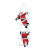 Color: Fluorescence Yellow - Christmas Santa Claus Climbing Ladder Doll Christmas Tree Hanging Deco F640-12000035251286167