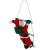 Color: Fluorescence Yellow - Christmas Santa Claus Climbing Ladder Doll Christmas Tree Hanging Deco F640-12000035251286167