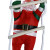 Color: Fluorescence Yellow - Christmas Santa Claus Climbing Ladder Doll Christmas Tree Hanging Deco F640-12000035251286167