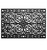 24" X 36" Black Rubber Scrollwork Outdoor Door Mat N270-555202